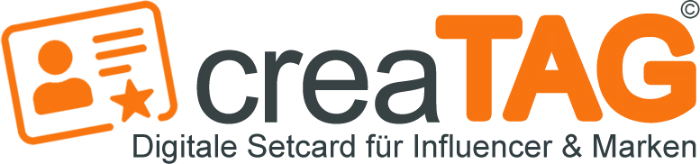creatag – Digitale Setcard für Influencer